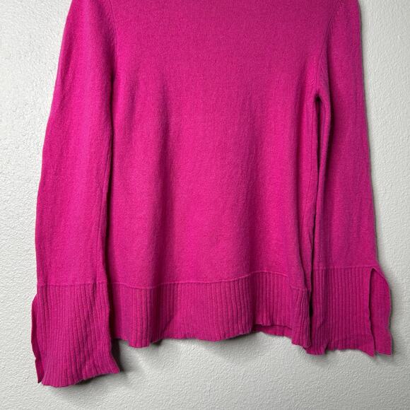 Bianco & Blu Pink Merino Wool Cashmere Blend Sweater Small Italy - Picture 3 of 7